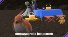 Meowscarada Jumpscare GIF - Meowscarada Jumpscare Pokemon Scarlet And Violet GIFs