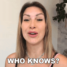 Who Knows Tracy Kiss GIF - Who Knows Tracy Kiss No One Knows GIFs