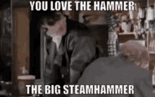 Intaferon Steamhammer Sam GIF - Intaferon Steamhammer Sam Hammer GIFs