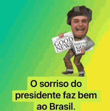 Bolsonaro Noticia GIF - Bolsonaro Noticia Sorriso GIFs
