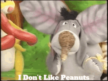 The Book Of Pooh Eeyore GIF - The Book Of Pooh Eeyore I Dont Like Peanuts GIFs
