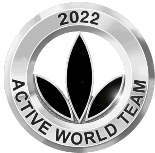 Awt2022 Active World Team Pin Sticker - Awt2022 Active World Team Pin Awt Stickers