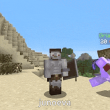 a screenshot of a video game with the name junoeva