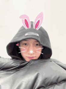 Bangchan Cute Baby GIF - Bangchan Cute Baby Bunny Kiss GIFs