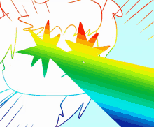Sqfk Sugoi Quest For Kokoro GIF - Sqfk Sugoi Quest For Kokoro Rainbow Beam GIFs