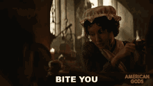 Bite You Mistress Of The House GIF - Bite You Mistress Of The House American Gods GIFs