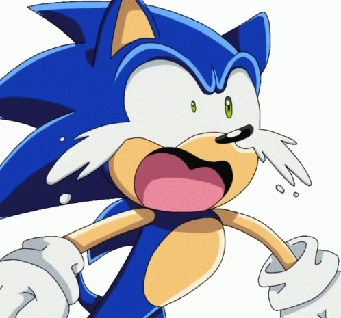 Sonic Shocked Sticker - Sonic Shocked Scream - Descobrir e Compartilhar ...