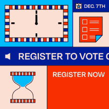 Register To Vote Now Clock GIF - Register To Vote Now Clock Register To Vote GIFs