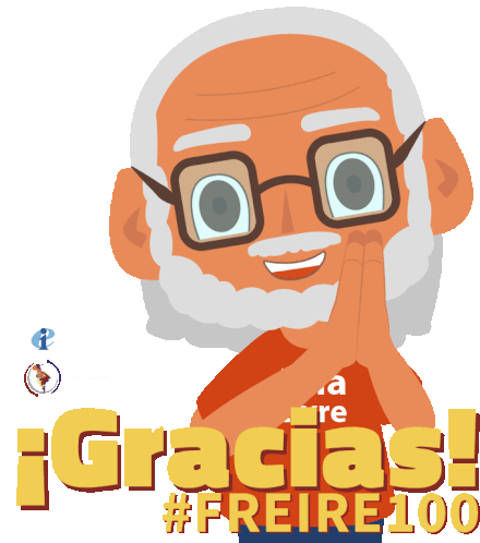 Freire100 Paulo Freire Sticker - Freire100 Paulo Freire IEAL - Discover &  Share GIFs