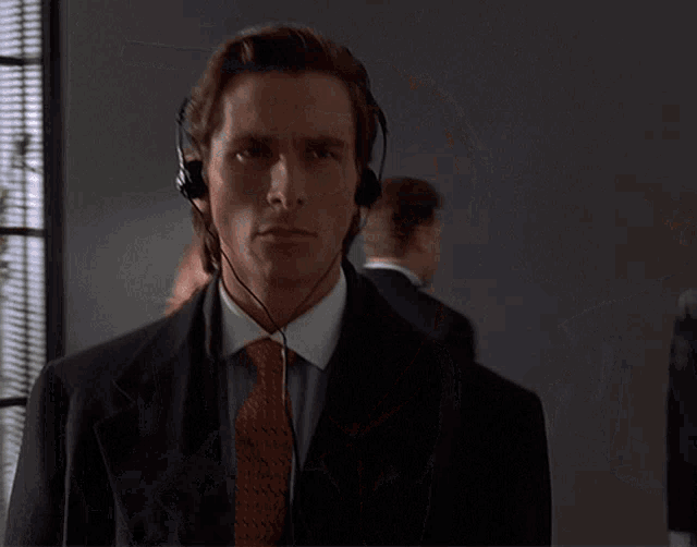 Christian Bale American Psycho GIF Christian Bale American Psycho Walk Discover Share GIFs