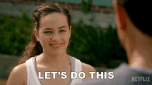 Lets Do This Mary Mouser GIF - Lets Do This Mary Mouser Samantha Larusso GIFs