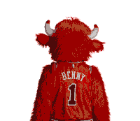 Benny The Bull Pose Sticker