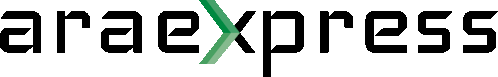 Araexpress Logo Sticker - Araexpress Logo Text Stickers