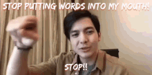 Stop Putting Words Into My Mouth Alden Stop Putting Words Into My Mouth GIF - Stop Putting Words Into My Mouth Alden Stop Putting Words Into My Mouth Alden Richards GIFs