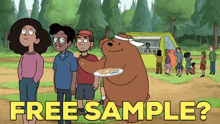 We Bare Bears Free Sample GIF - We Bare Bears Free Sample Grizzly Bear GIFs