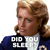 Did You Sleep Marge Thompson Sticker - Did You Sleep Marge Thompson Ronee Blakley Stickers