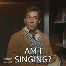 Am I Singing Gabriel GIF - Am I Singing Gabriel Jon Hamm GIFs