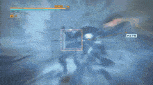 a video game is being played with a character named raiden on the screen