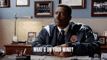 Whats On Your Mind Chief Wallace Boden GIF - Whats On Your Mind Chief Wallace Boden Eamonn Walker GIFs