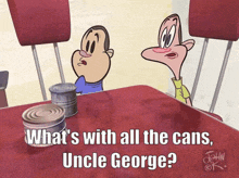 Cans Without Labels George Liquor GIF