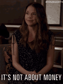 Its Not About Money Liza Miller GIF - Its Not About Money Liza Miller Sutton Foster GIFs