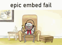 Epic Embed Fail Benson GIF - Epic Embed Fail Benson Regular Show GIFs