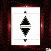 a playing card with a diamond on it is surrounded by text that says pixiz on the bottom