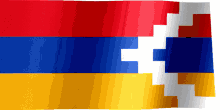 artsakh karabakh independent country flag