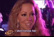 Mariah Carey I Dont Know Her GIF - Mariah Carey I Dont Know Her No GIFs