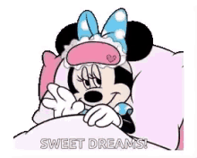 Minnie Mouse Sleep GIF - Minnie Mouse Sleep Sweet Dreams GIFs
