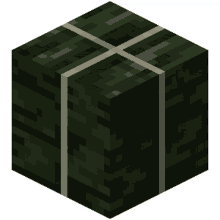 box package gift cube pixelated
