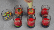 Rainbow Cupcakes GIF - Dessert GIFs