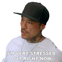 I'M Very Stressed Out Right Now Bryan Sticker - I'M Very Stressed Out Right Now Bryan Ink Master Stickers