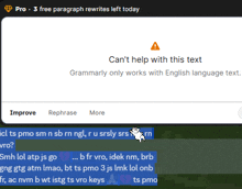a computer screen that says " can n't help with this text "