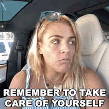 Remember To Take Care Of Yourself Busy Philipps GIF - Remember To Take Care Of Yourself Busy Philipps Cameo GIFs