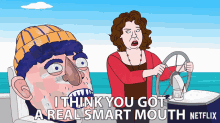 i think you got a real smart mouth stop talking sassy be quiet bojack horseman