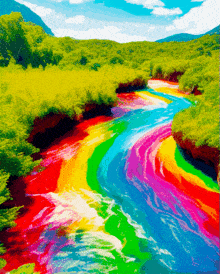 River Rainbow GIF - River Rainbow Water GIFs