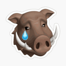 Crying Hog Boar GIF - Crying Hog Boar GIFs