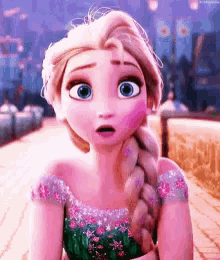 Elsa Shock GIF