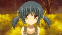clannad mei sunohara salute pigtails twintails