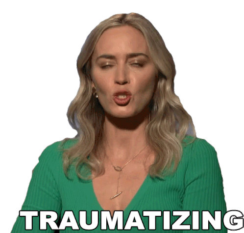 Traumatizing Emily Blunt Sticker - Traumatizing Emily Blunt Bustle Stickers