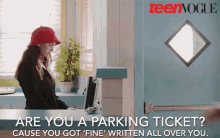 Pickup Artist GIF - Teen Vogue Pick Up Line Are You A Parking Ticket GIFs