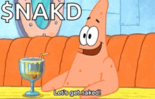 Patrick Naked GIF - Patrick Naked Letsgetnaked GIFs