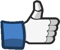 Facebook Like Icon Sticker - Facebook Like Icon Thumb Up Stickers