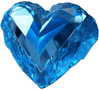 Corazón Azul Sticker