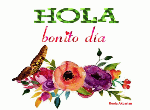 Animated Greeting Card Hola Bonito Día GIF - Animated Greeting Card Hola  Bonito Día - Discover & Share GIFs