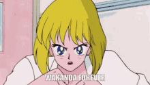 Wakanda Forever Im With You GIF - Wakanda Forever Im With You Anime GIFs