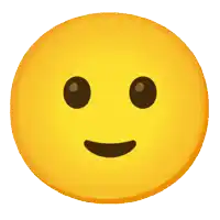a yellow smiley face with closed eyes and a smile on it
