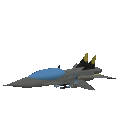 a 3d model of a fighter jet on a white background