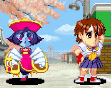 Capcom Sakura GIF - Capcom Sakura Puzzle GIFs